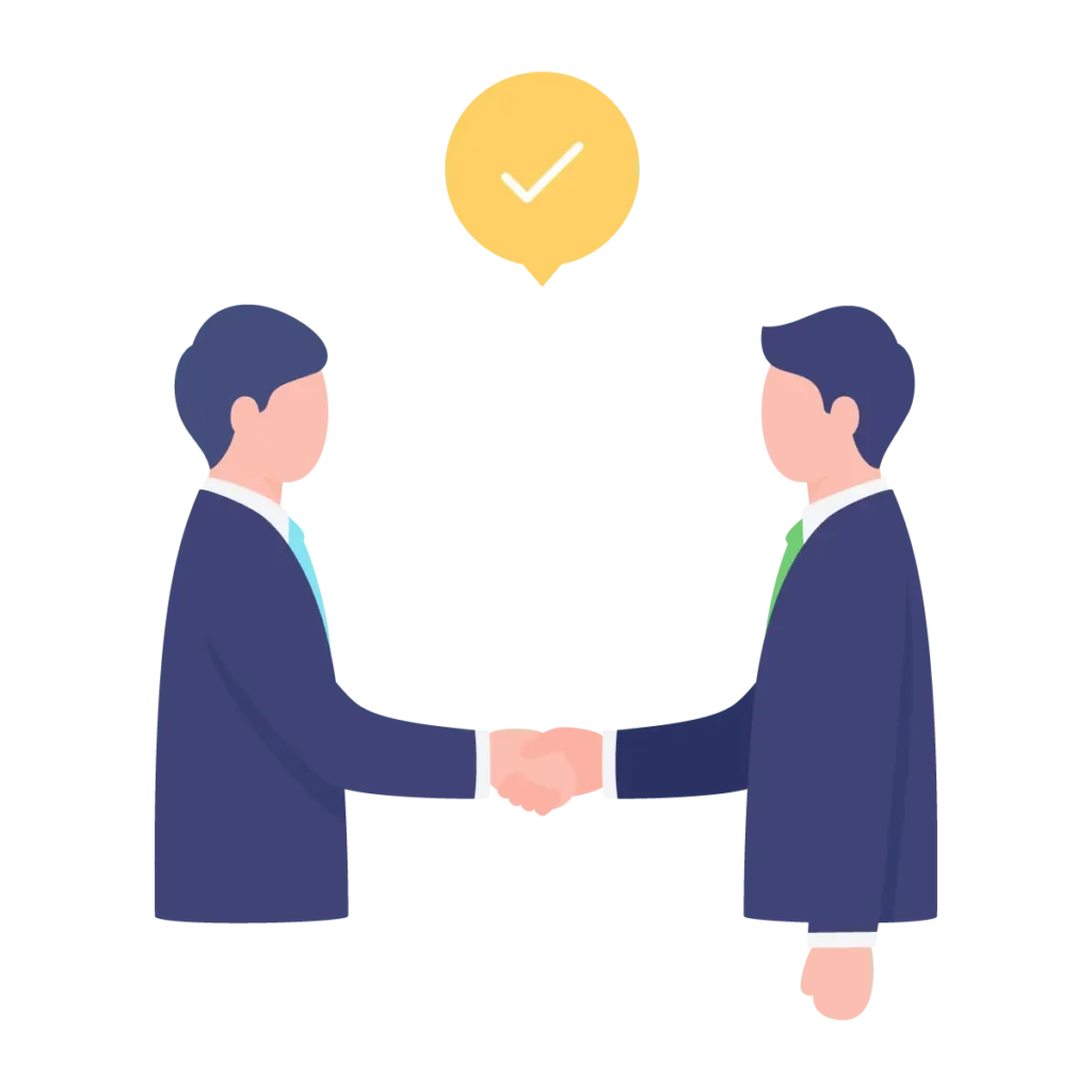 握手するビジネスマン