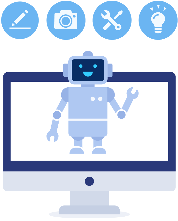 AIチャットロボットイメージ